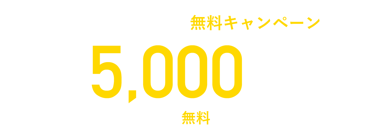 今なら、御社独自のリスト構築無料作成キャンペーン5000件(5万)までのリスト構築費用が無料!!